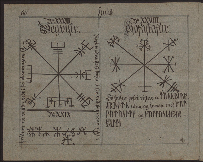 Vegvisir--Þjófastafur--manuscritos